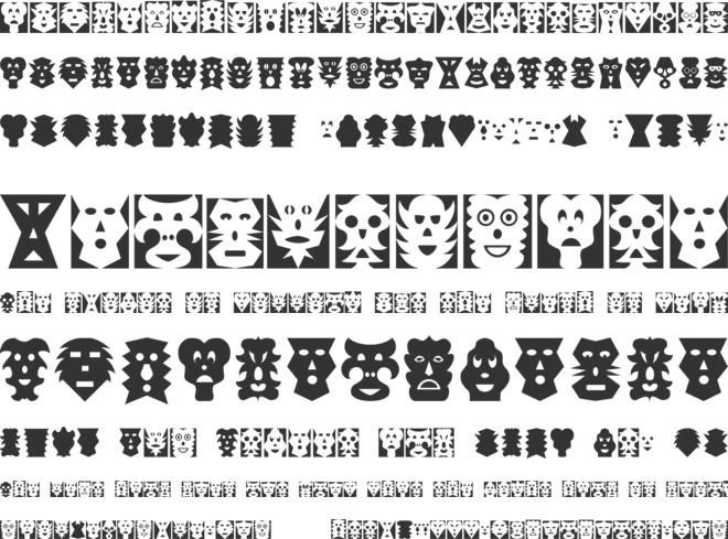 Maskalin font preview