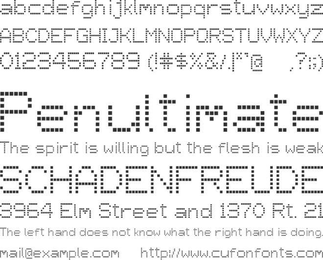 square 77 font preview