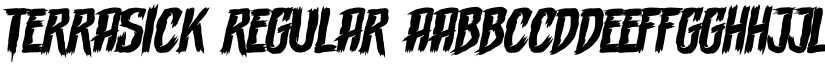 Terrasick Regular font