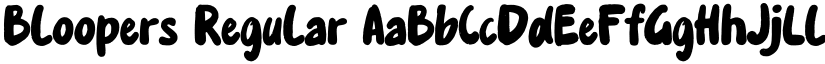Bloopers font download