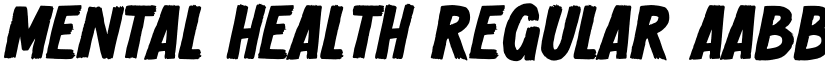 Mental Health Regular font