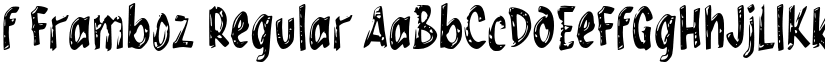 f Framboz Regular font