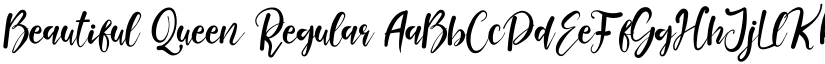 Beautiful Queen Regular font