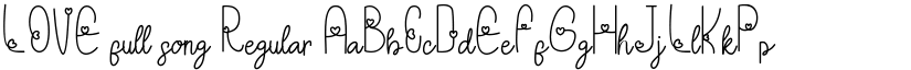 LOVE full song font download