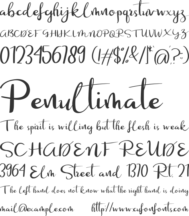 Ricky Bomb font preview