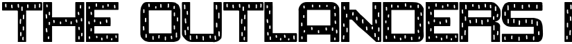 The Outlanders Regular font