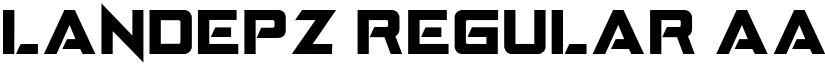 LANDEPZ Regular font