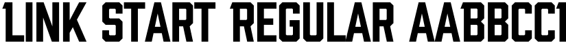 Link Start Regular font