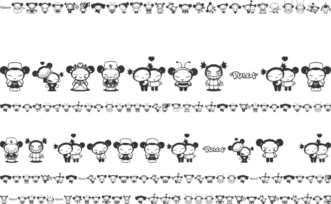 Pucca font preview