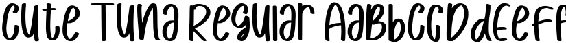 Cute Tuna Regular font