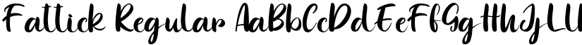 Fattick Regular font