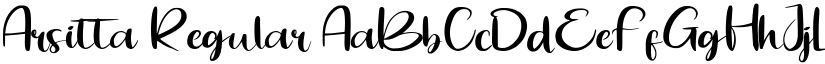 Arsitta font download