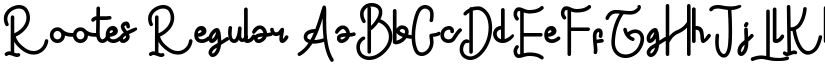 Rootes Regular font