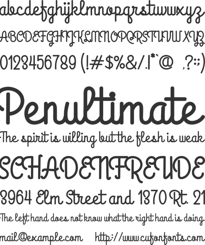 Blackscript Letter font preview