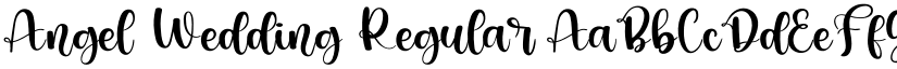 Angel Wedding Regular font