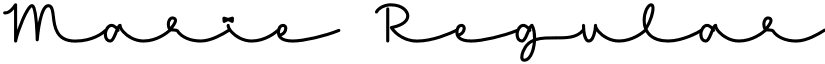Marie Regular font