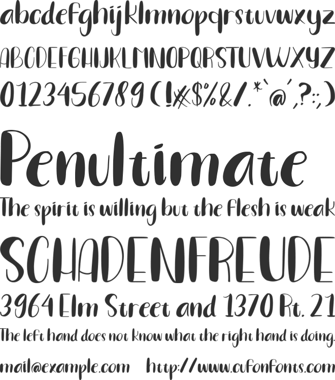 PURPLE MACARONS font preview