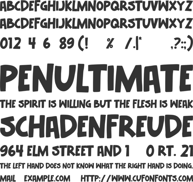 My Coffee Break font preview