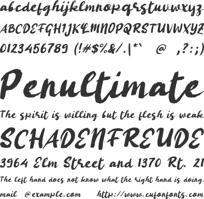 f Fantasi font preview