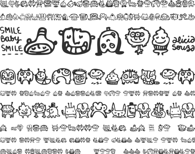 Smile Baby Smile font preview