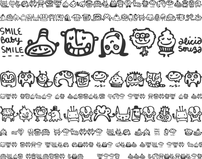 Smile Baby Smile font preview