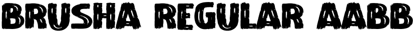Brusha Regular font