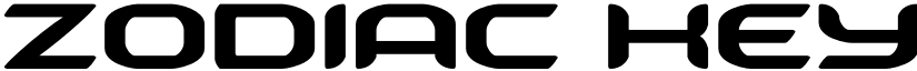 Zodiac Key Regular font