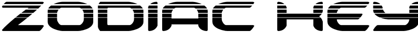 Zodiac Key Halftone Regular font