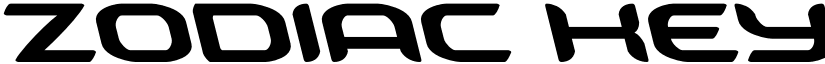 Zodiac Key Leftalic Italic font