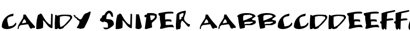 Candy Sniper font