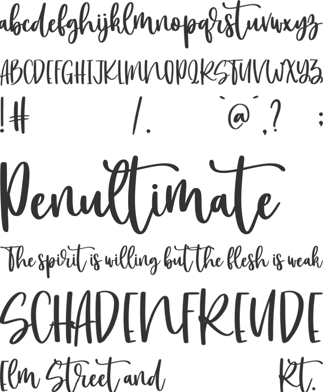 farmland font preview