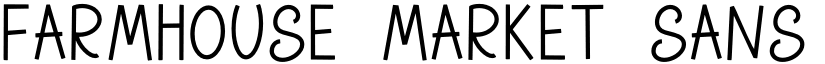 Farmhouse Market Sans Regular font
