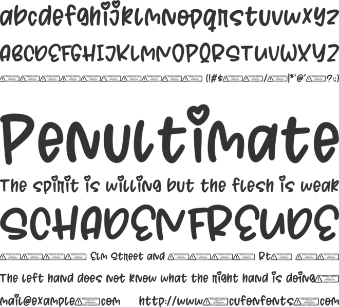 Opendoor font preview