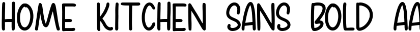 Home Kitchen Sans Bold font
