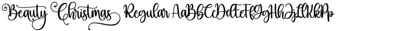 BeautyChristmas font download
