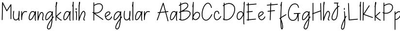 Murangkalih Regular font