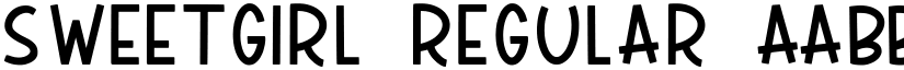 SWEETGIRL Regular font