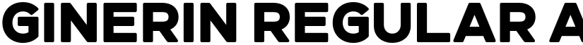 Ginerin Regular font