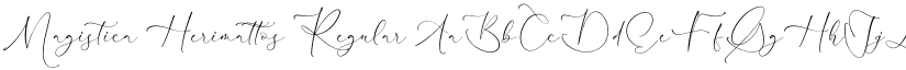 Magistica Herimattos Regular font