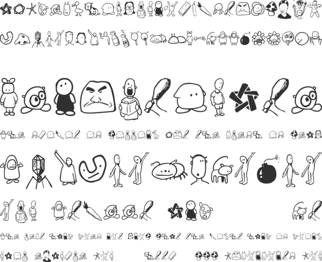 Tombats 4 font preview