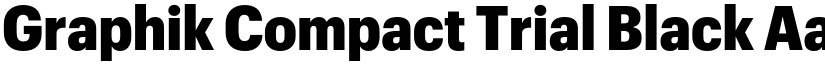Graphik Compact Trial Black font
