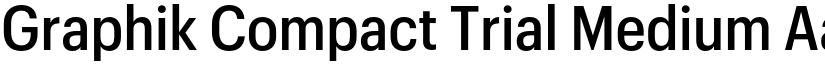 Graphik Compact Trial Medium font