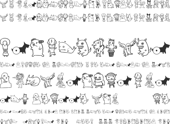 Monos Frekis font preview