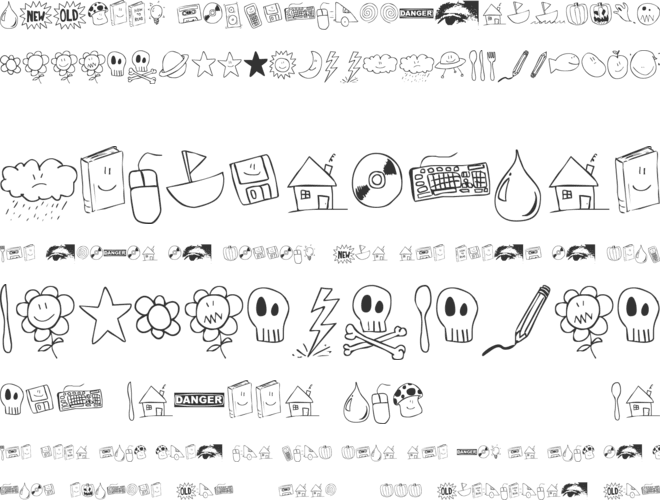 Tombats 1 font preview