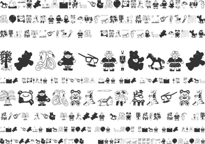 Kids Stuff font preview