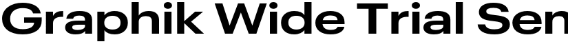 Graphik Wide Trial Semibold font
