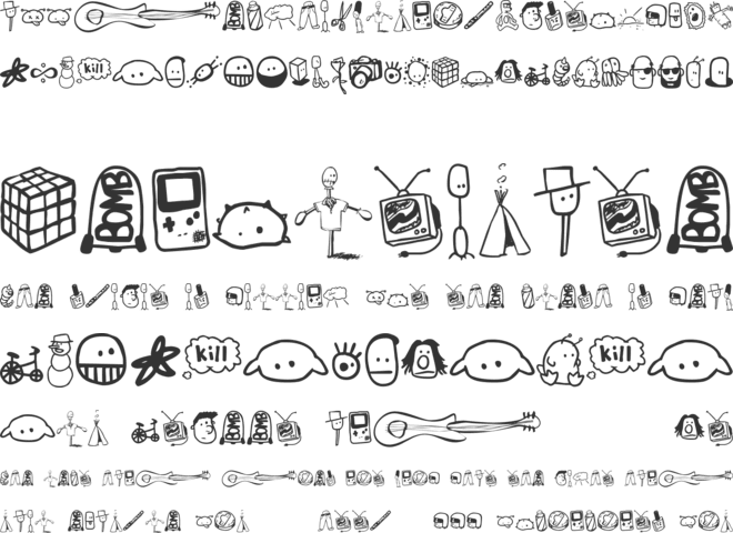 Tombats 6 font preview