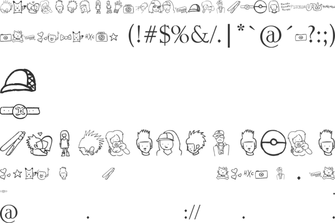 Pokemona font preview