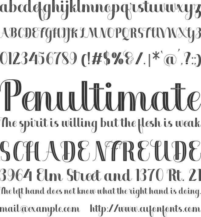 Mightyman font preview