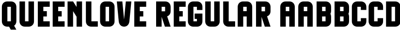 Queenlove Regular font